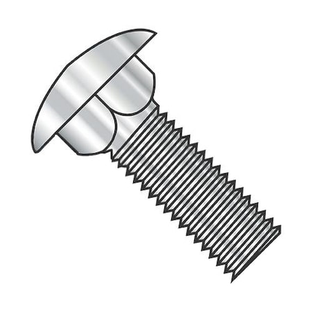 Usa Industrials Round Neck, 5/16"-18, 5" L, 18-8 Stainless Steel, Plain BULK-BOLT-912
